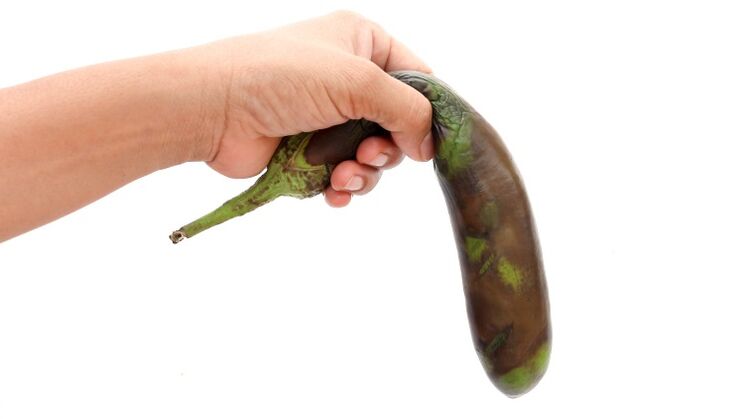 potency bocht ag baint úsáide as an sampla de eggplant, conas a mhéadú sé le bia