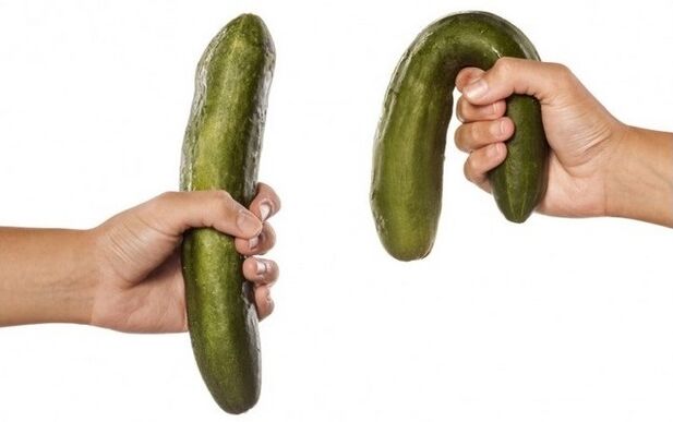 potency maith agus lag ag baint úsáide as an sampla de cucumbers